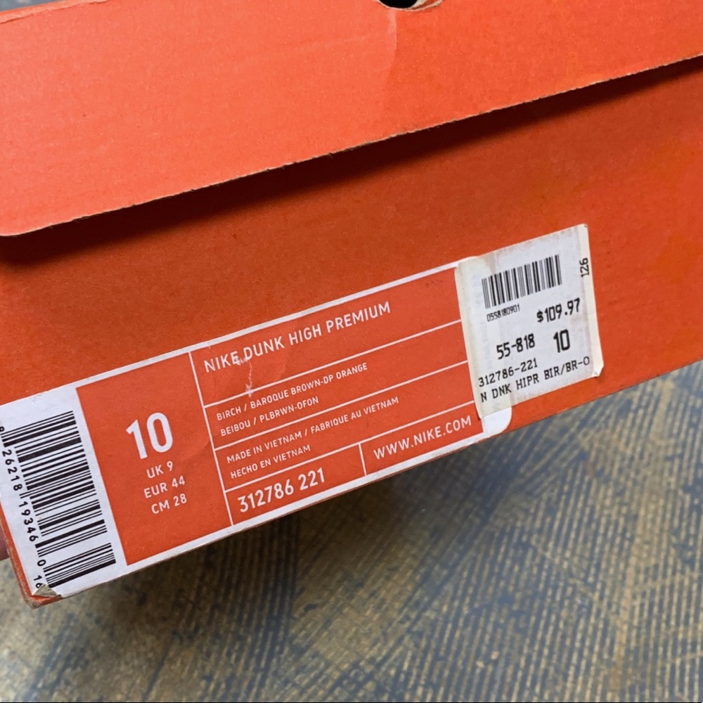 Nike SB Dunk High Premium APCC 312786-221 - Picture 9 of 10